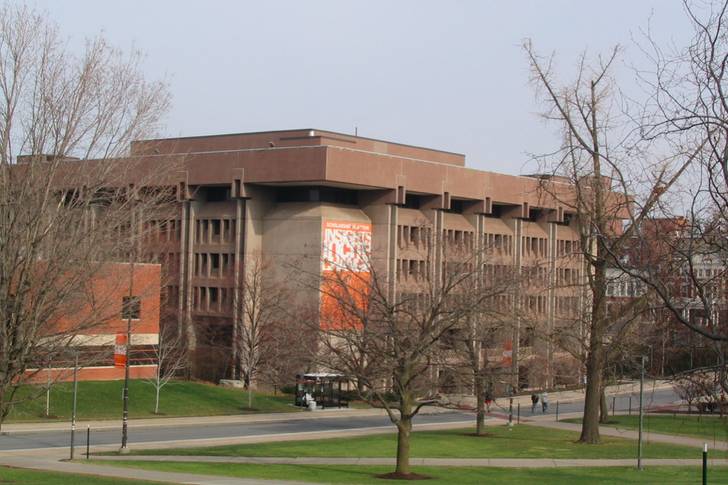This is a photo of Bird Library at Syracuse University.